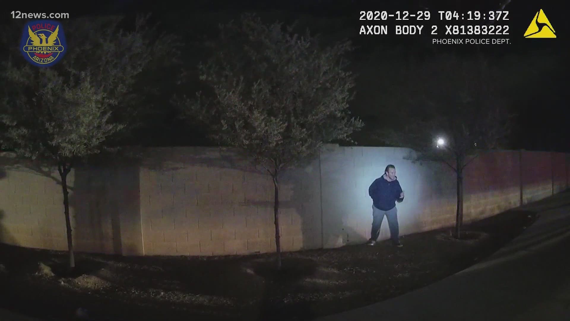 Newly released bodycam video shows a suspect screaming at Phoenix police officers and motioning as if he had a gun before he was shot last month.