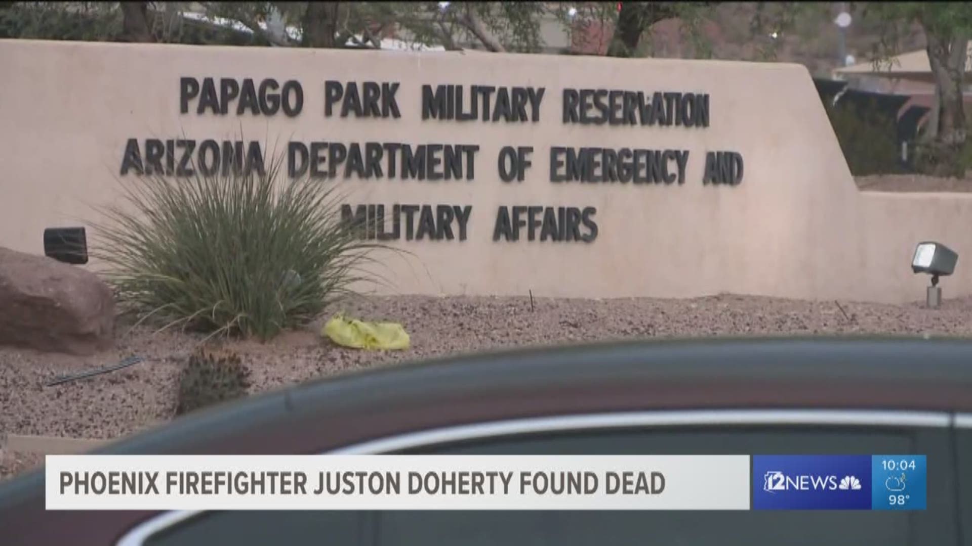 Juston Doherty died of apparent natural causes, according to the United Phoenix Firefighters.