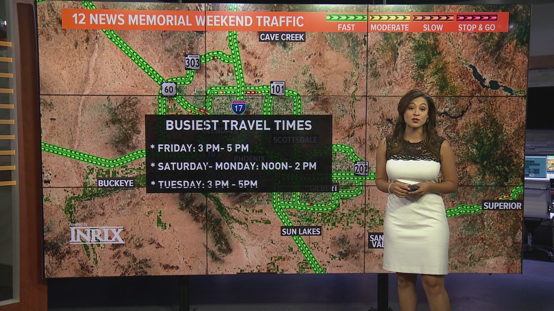 Here's your weekend traffic outlook for May 25-28.