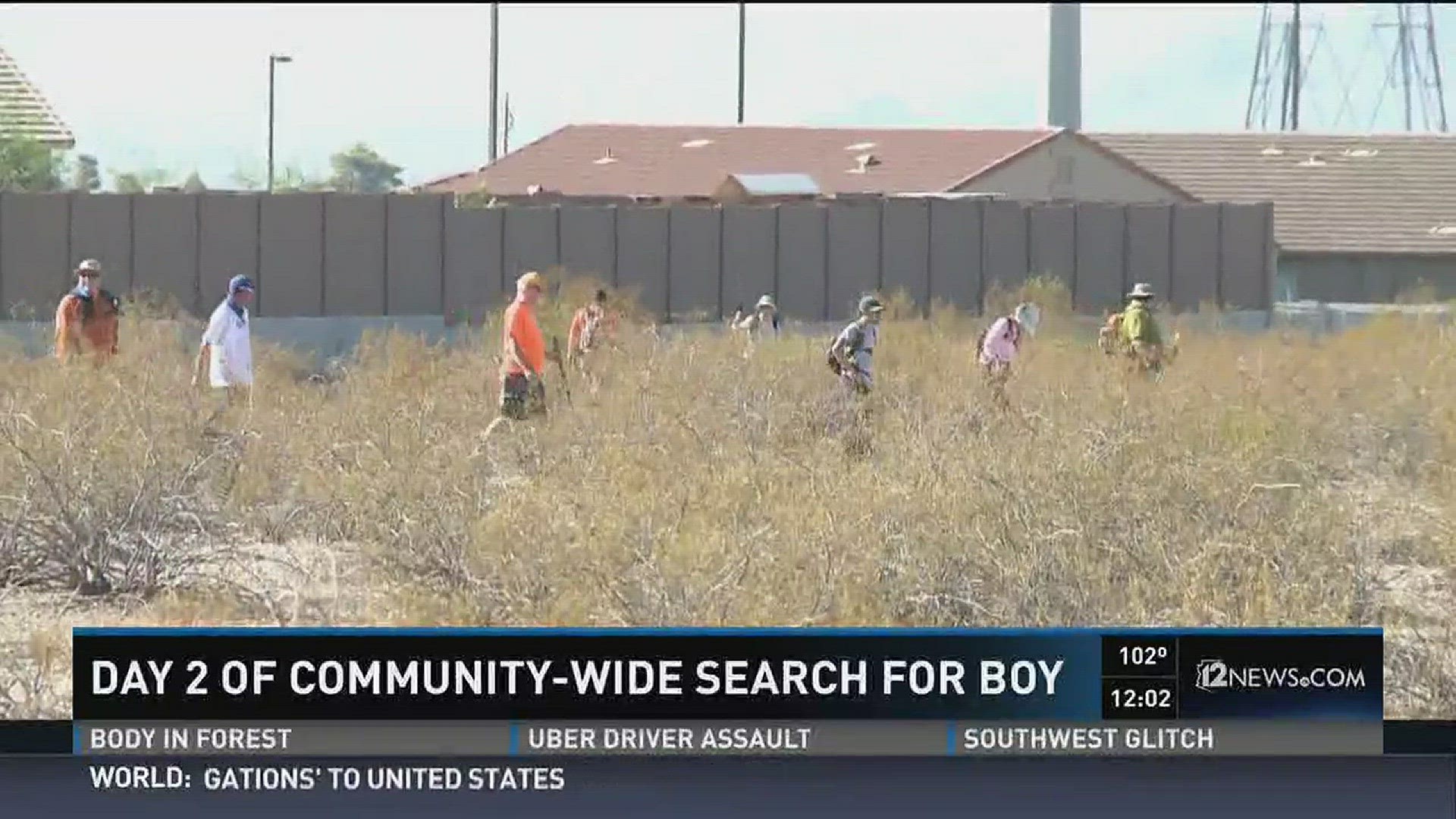 Authorities are exhausting every resource they have to find a missing 10-year-old boy.