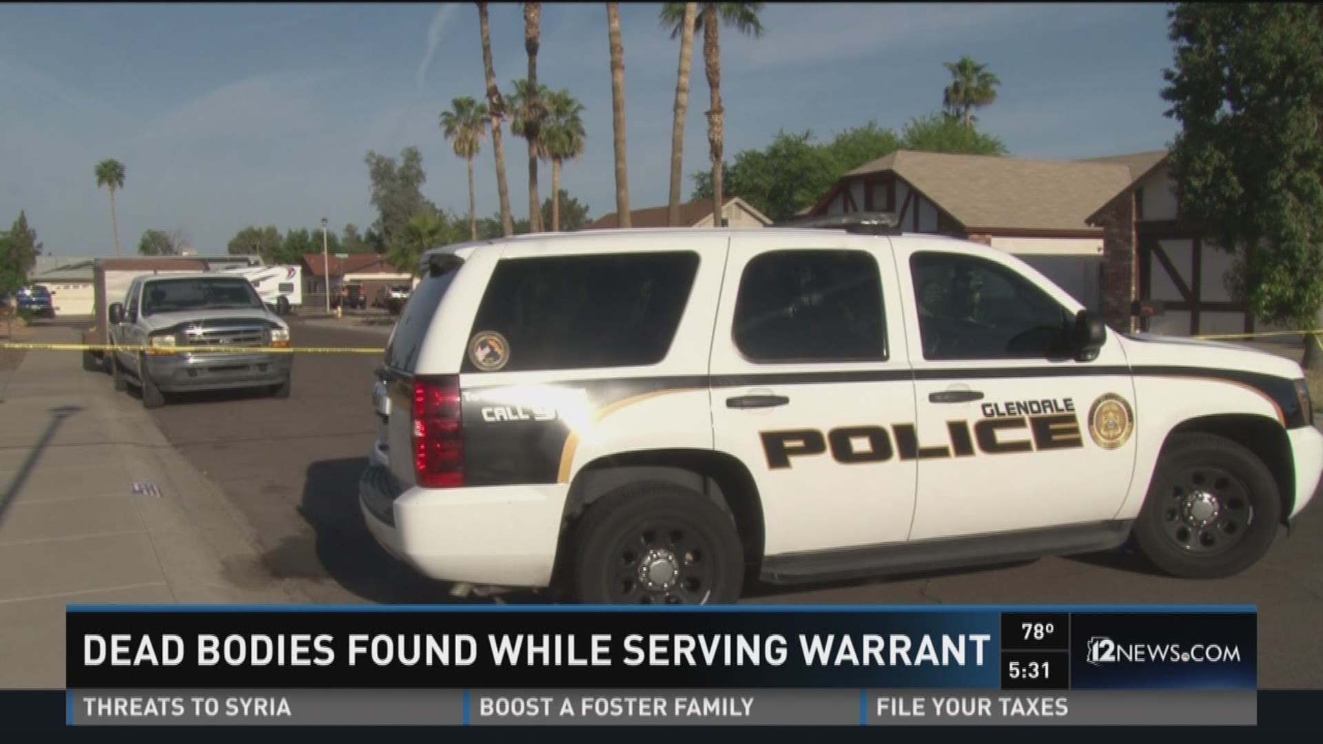 Dead bodies found while serving warrant