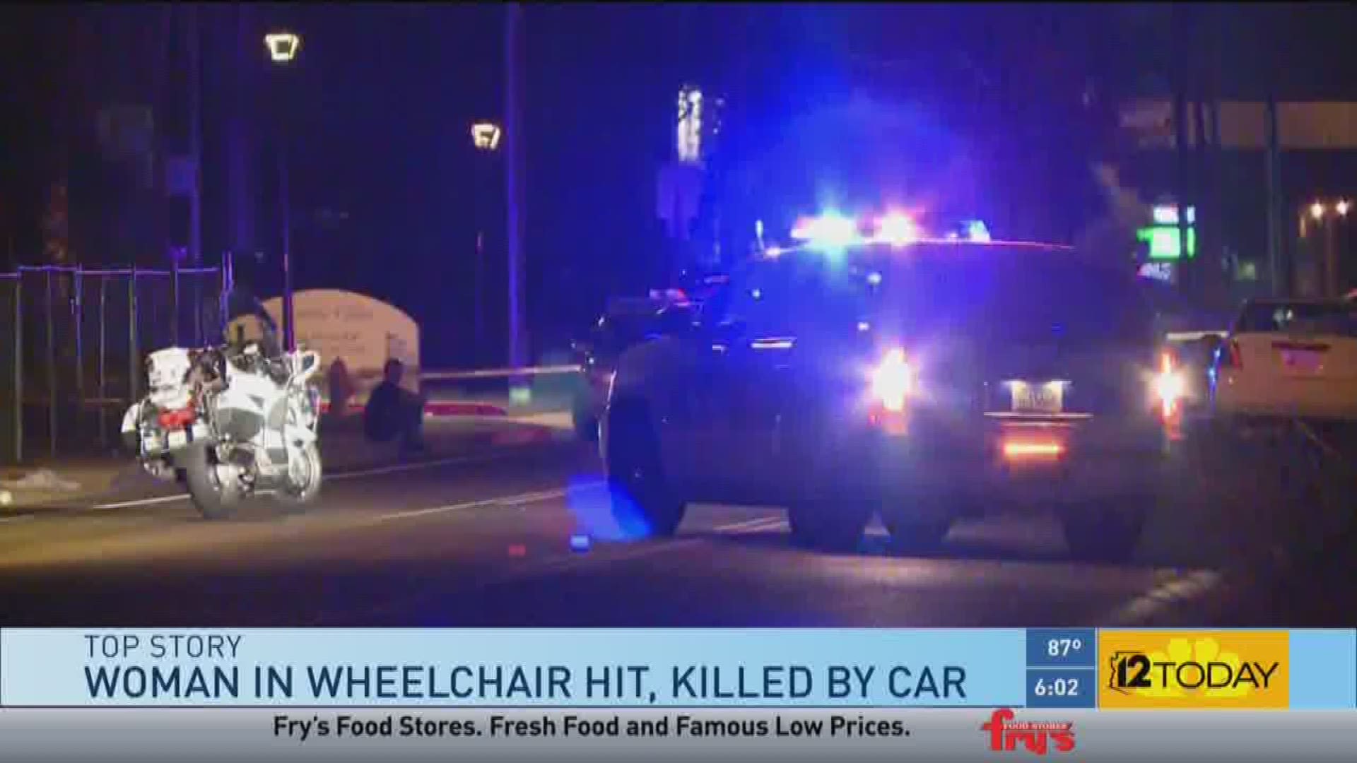 Woman In Wheelchair Killed In Hit-and-run | 12news.com