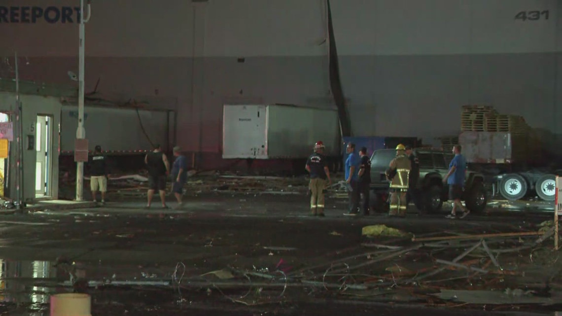 Storms cause roof, partial building collapse; 1 unaccounted for | 12news.com