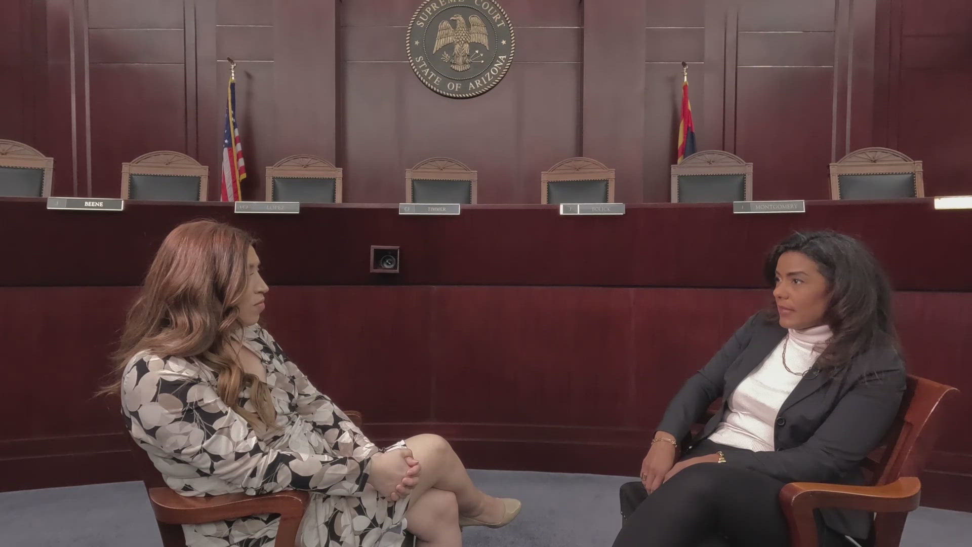 Today in AZ anchor Allison Rodriguez talks with new Justice Maria Elena Cruz. They talk about her history-making appointment and growing up in western Arizona.
