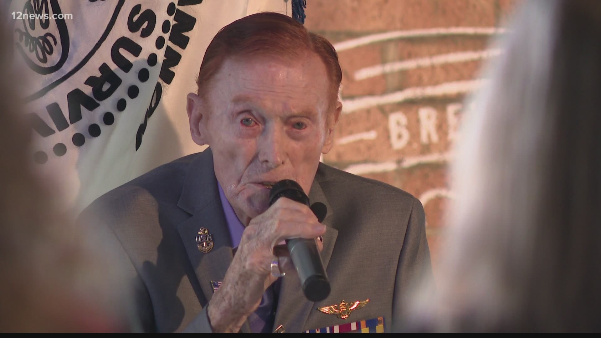 One WWII veteran is working to ensure kids today never forget the sacrifice they made. The 99-year-old is connecting with a local school to share his history.