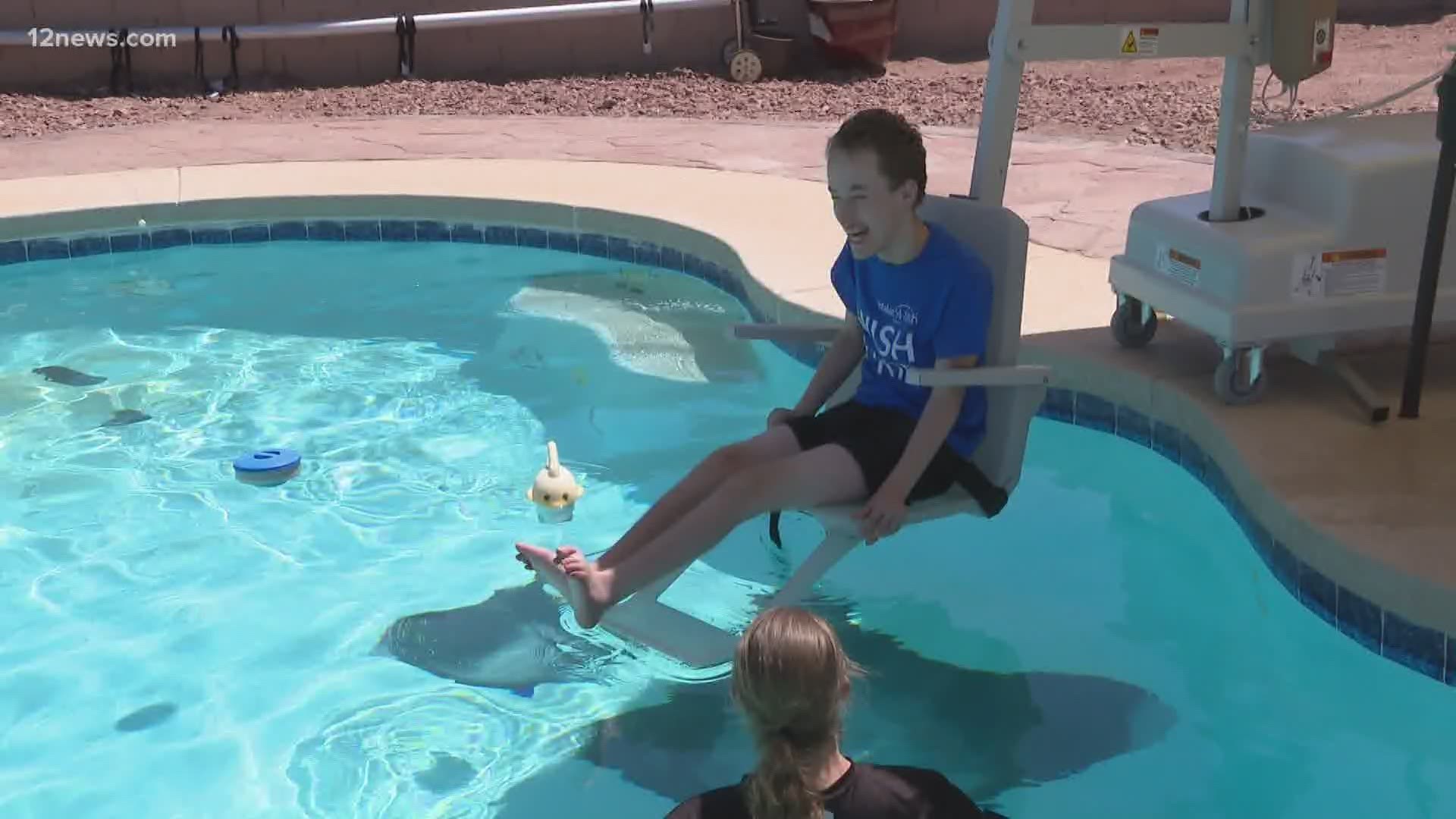 A Buckeye teen born with a rare and severe form of epilepsy got a life-changing donation from Make-A-Wish Arizona.