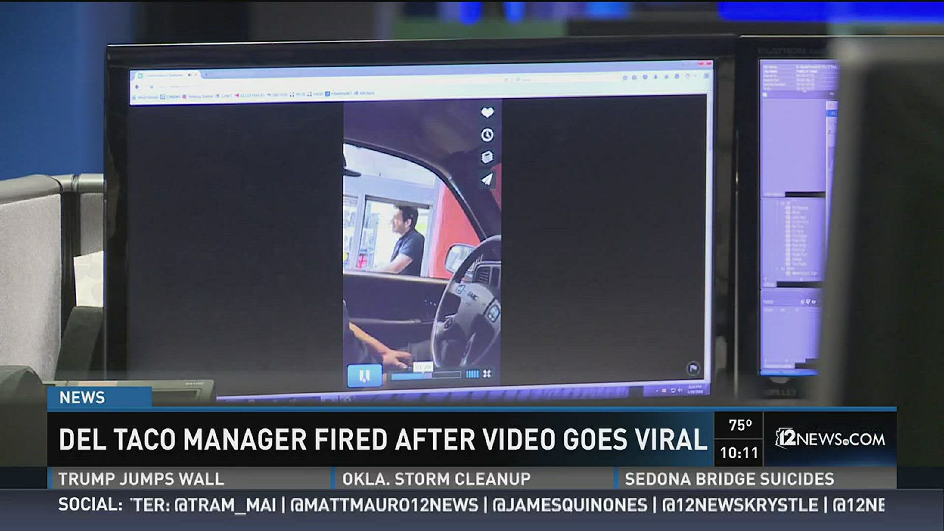 Del Taco manager fired after video goes viral.
