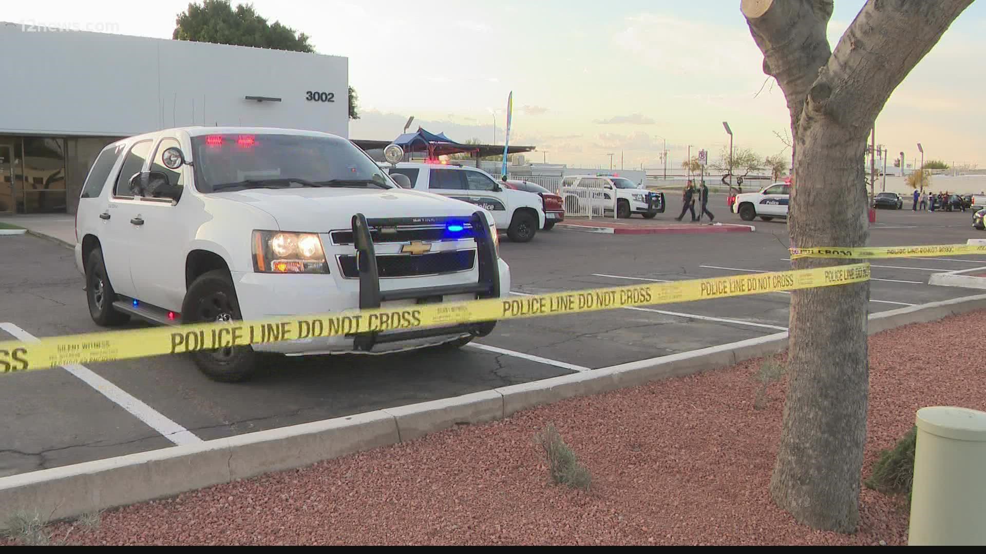 Two teenagers were hospitalized after they were shot on Sunday, according to the Phoenix Police Department.