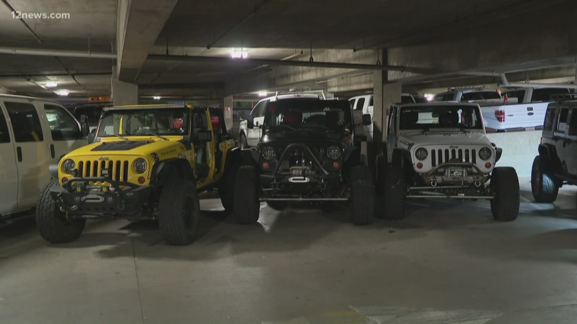 Dozens of Jeep owners gathered for a Jeep run with the Mesa Veterans Resource Center to benefit veterans.