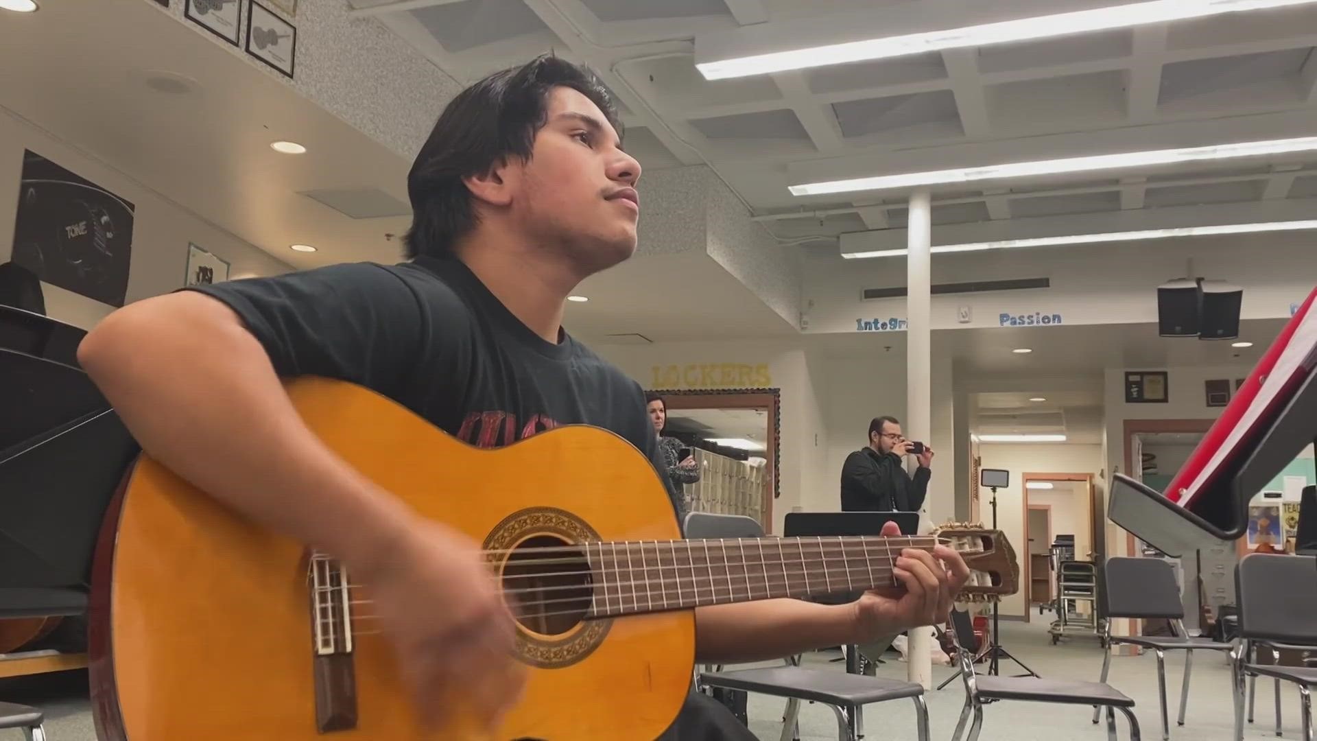 Marcos De Niza's high school mariachi band is hoping to raise money for the trip of a lifetime.