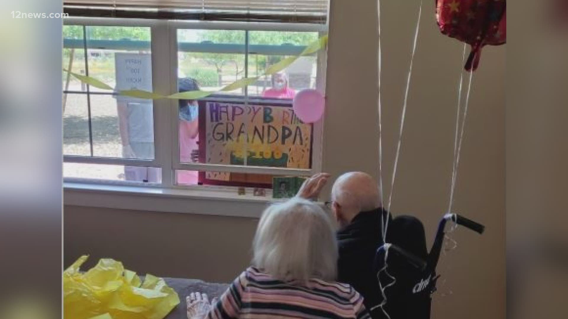 Morning Star at Arrowhead wanted to share this special celebration for two of their residents that both turned  100 years old on the same day!