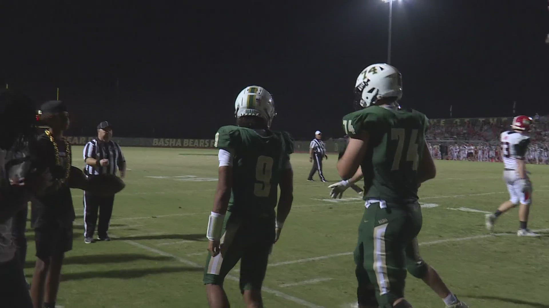In our Week 6 Thursday Night Fever game of the week, the Basha Bears beat the Brophy Broncos, 31-13