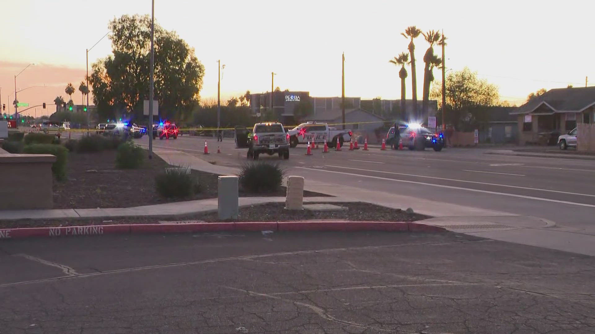 One person has been seriously injured after a shooting involving officers in Peoria on Wednesday morning, according to the city's police department.