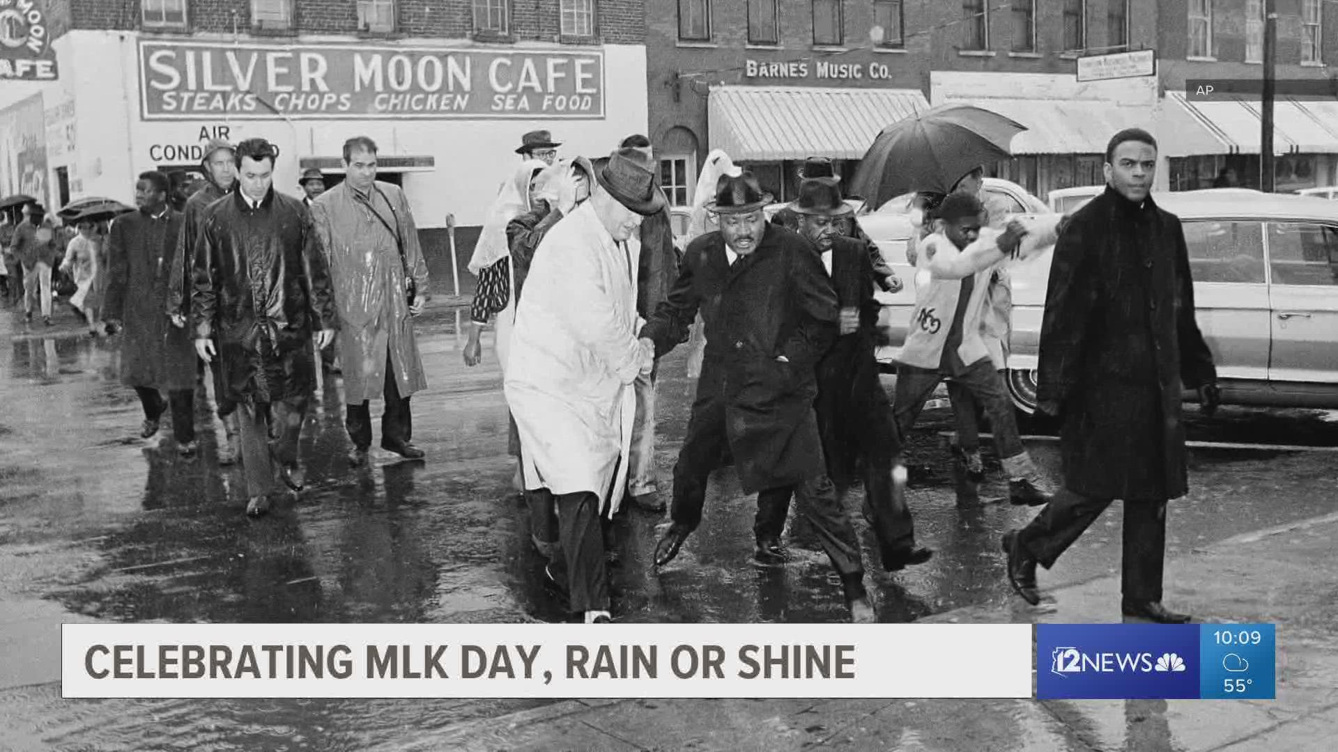 On Monday a march to honor Dr. King will start at 9 a.m. followed by an all-day festival.