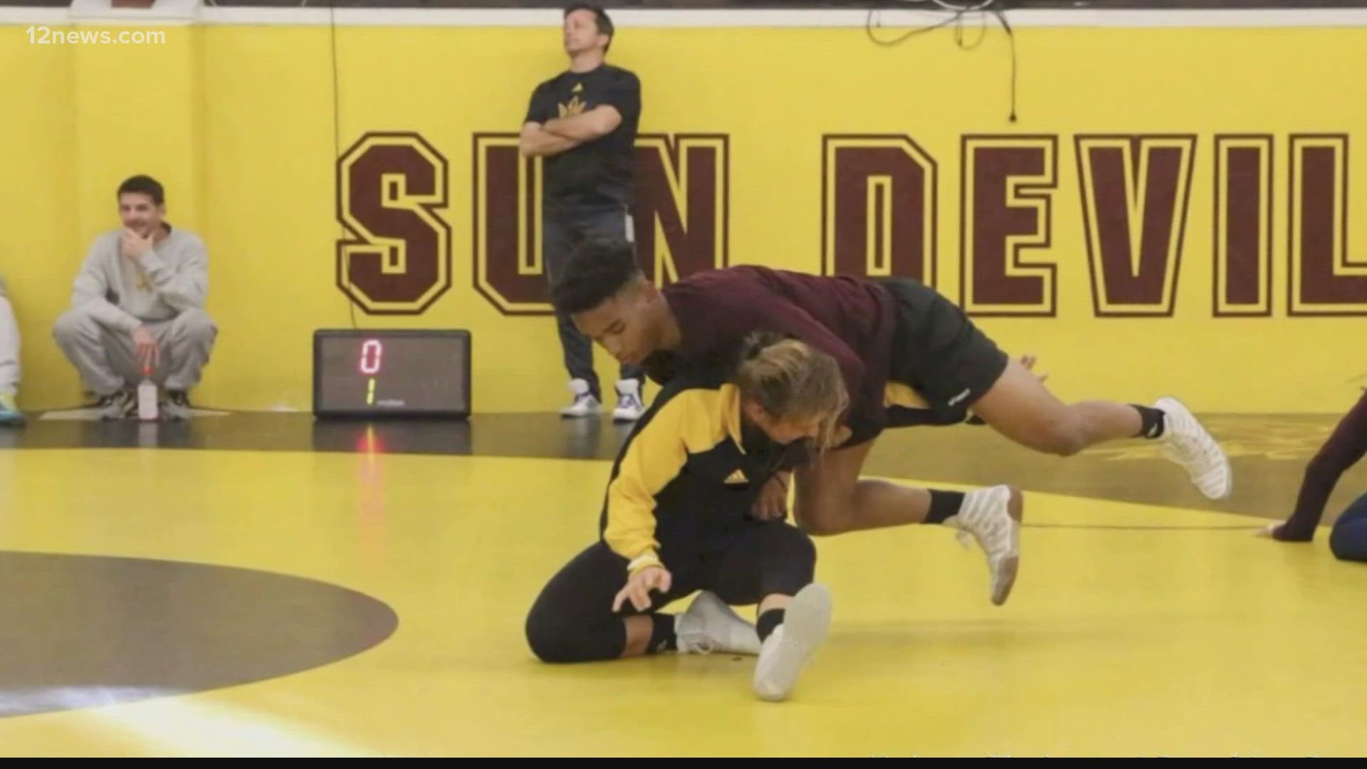 A wrestler at ASU is gaining national attention for her courage and tenacity. Marlee Smith is breaking down barriers and opening doors for other women in the sport.