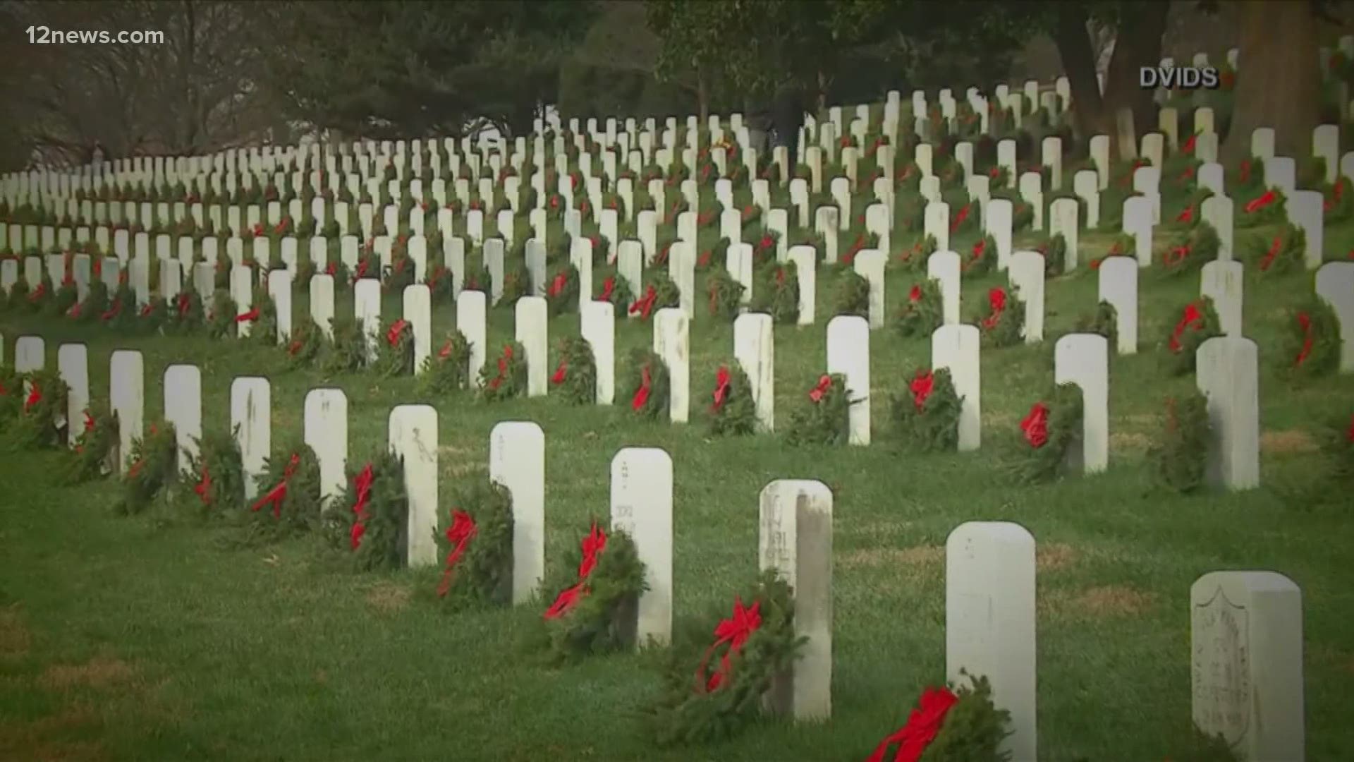 Every year in December, volunteers from Phoenix and around the country lay wreaths to honor veterans.