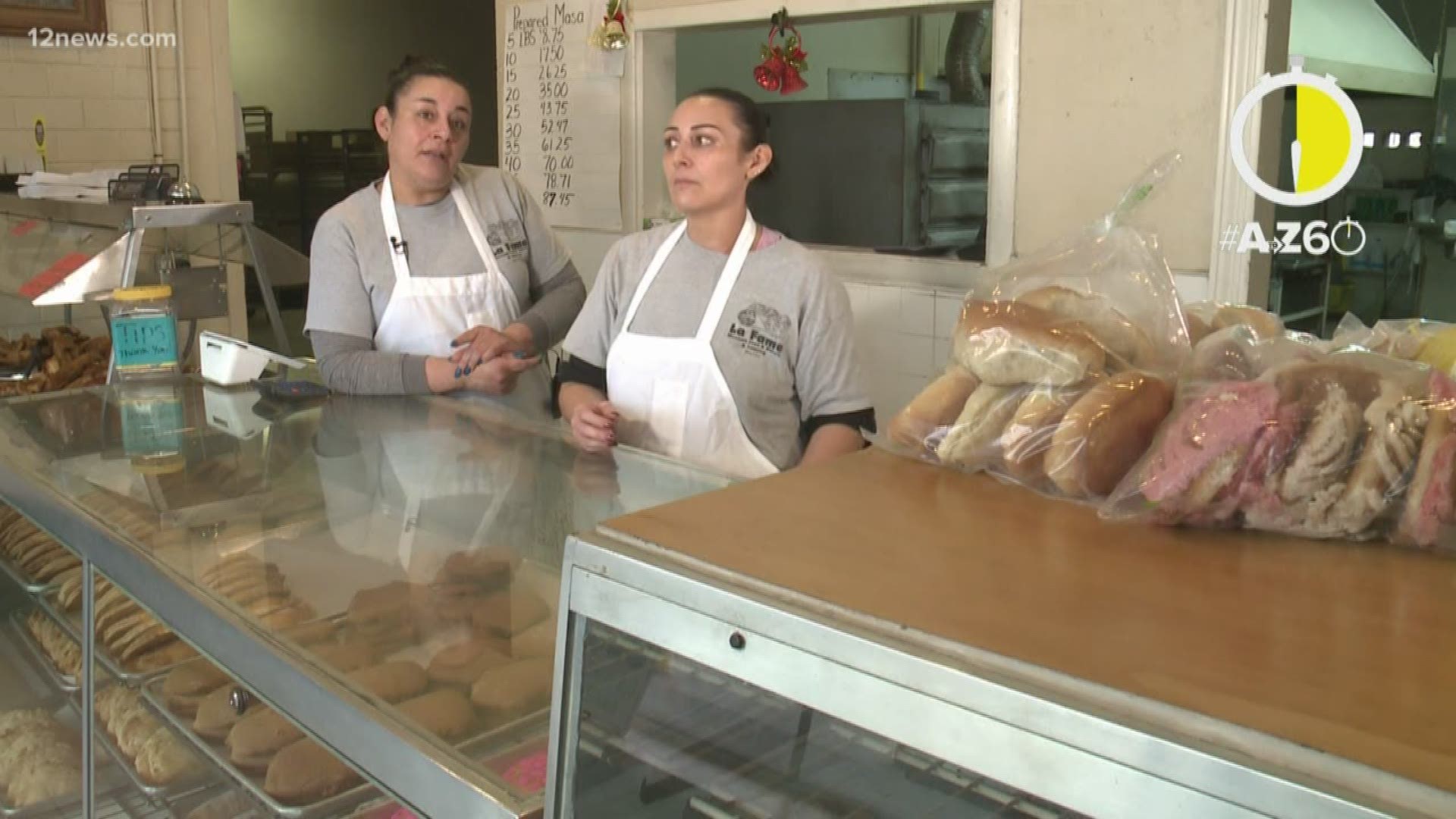 Two sisters are keeping their dad's legacy alive with his recipes at La Fama Bakery in Glendale. Trisha Hendricks has the story.
