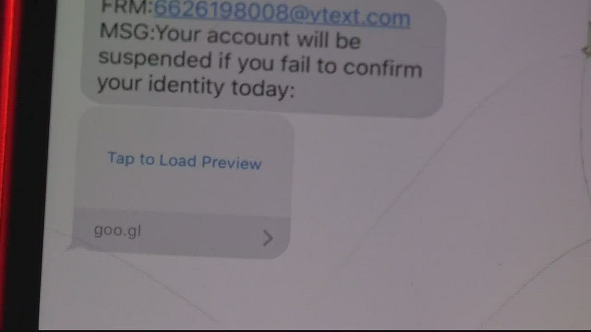SRP customers are being targeted by scam text messages to pay up or have their service suspended.