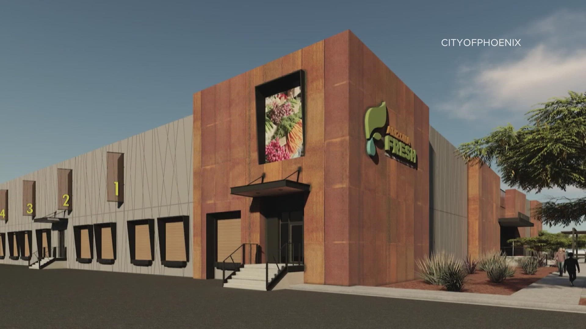 The Arizona Fresh project hopes to turn a former landfill into a place to find food in the neighborhood. Jen Wahl has the details.