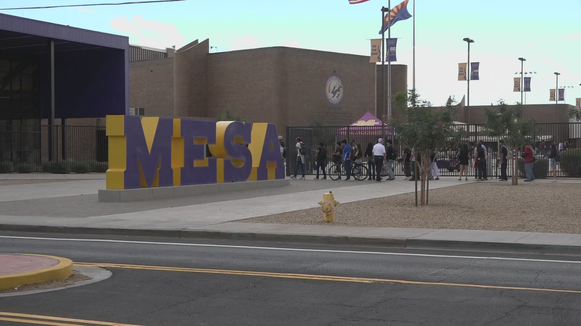 The devices caught a Mesa High student bringing a gun to class, police said.