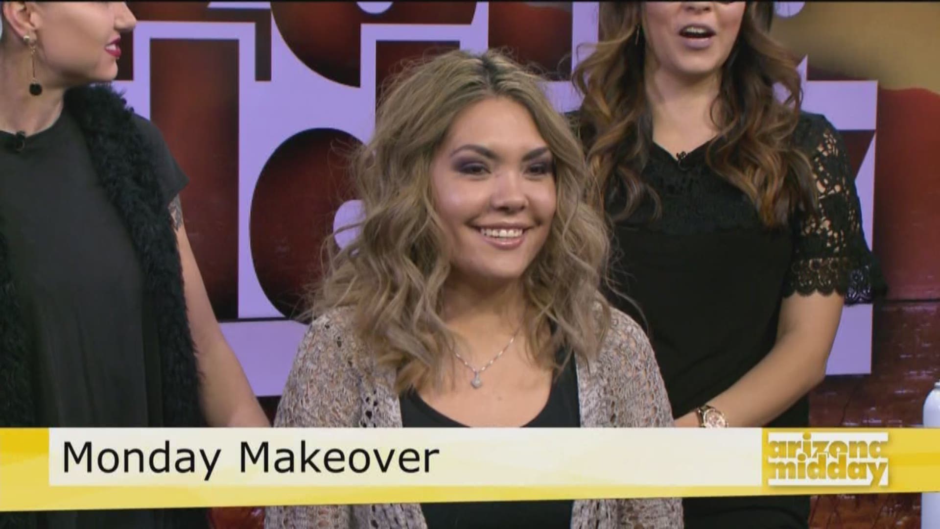 Trisha and Gina from Bloom Salon gives a new mom a makeover and give us tips on holiday looks!