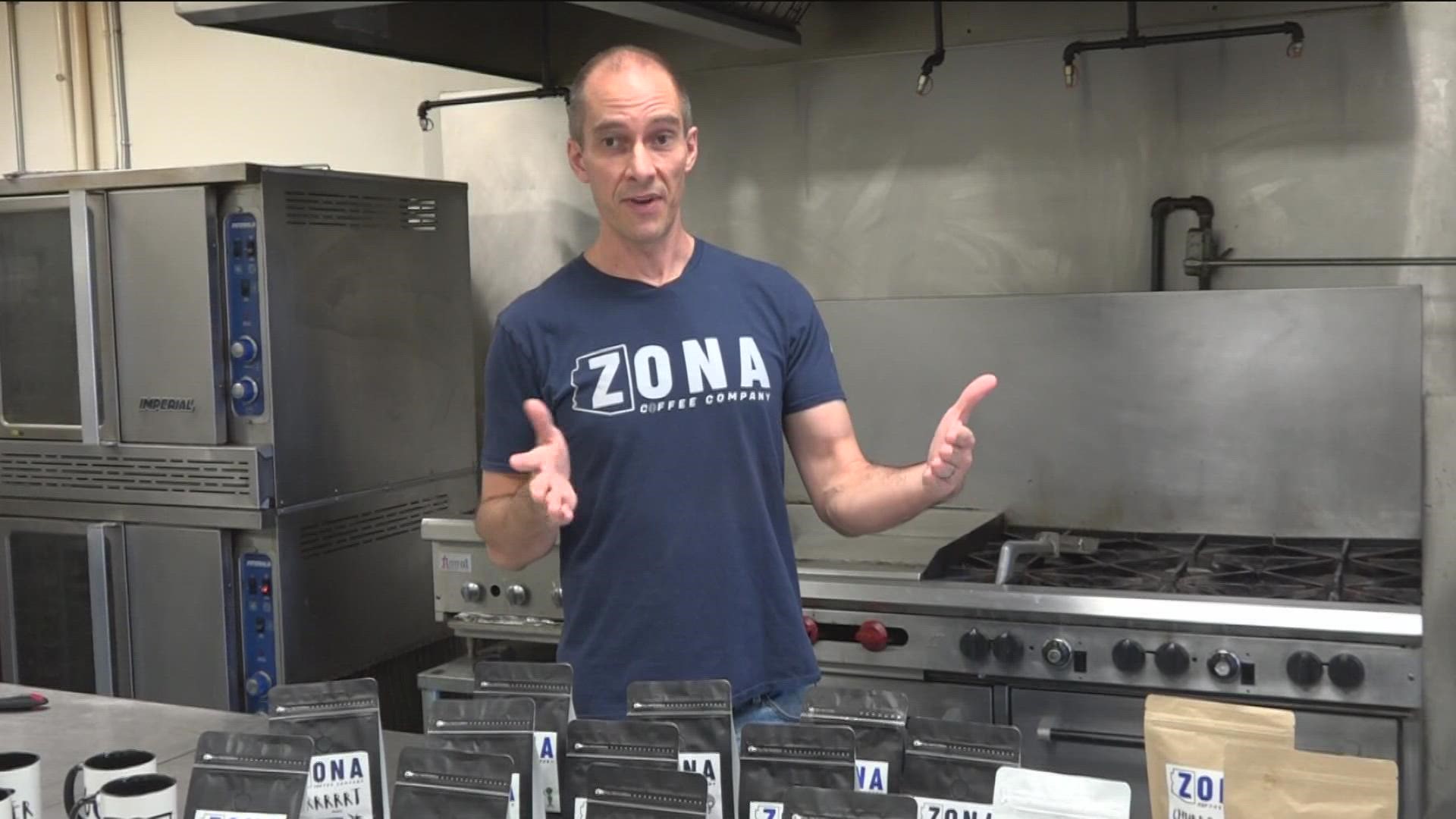 A former Phoenix police officer has decided to step away from law enforcement and start a new career by launching the Zona Coffee Company.