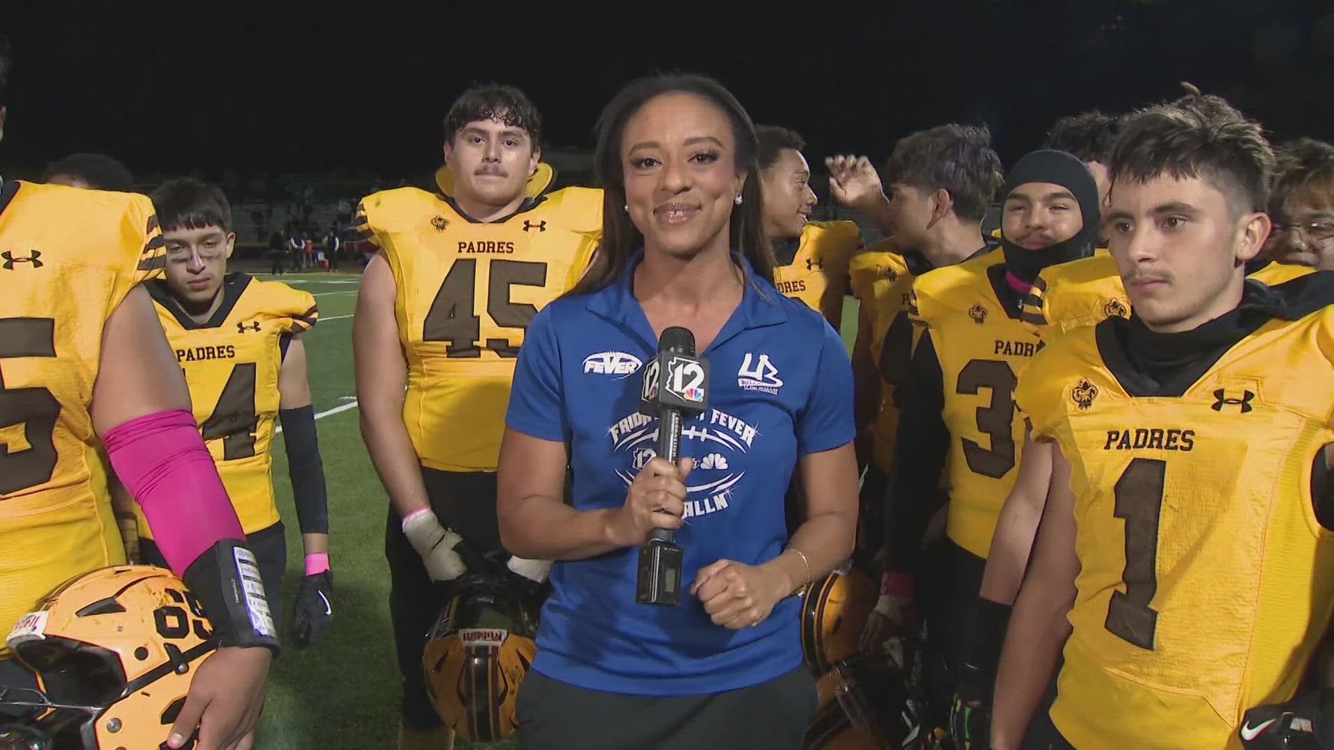 After Marcos de Niza's loss to Snowflake, 12Sports journalist Lina Washington spoke to two of the Padres' top players, Jace Verdugo and Nikolasi Tonga'uiha.