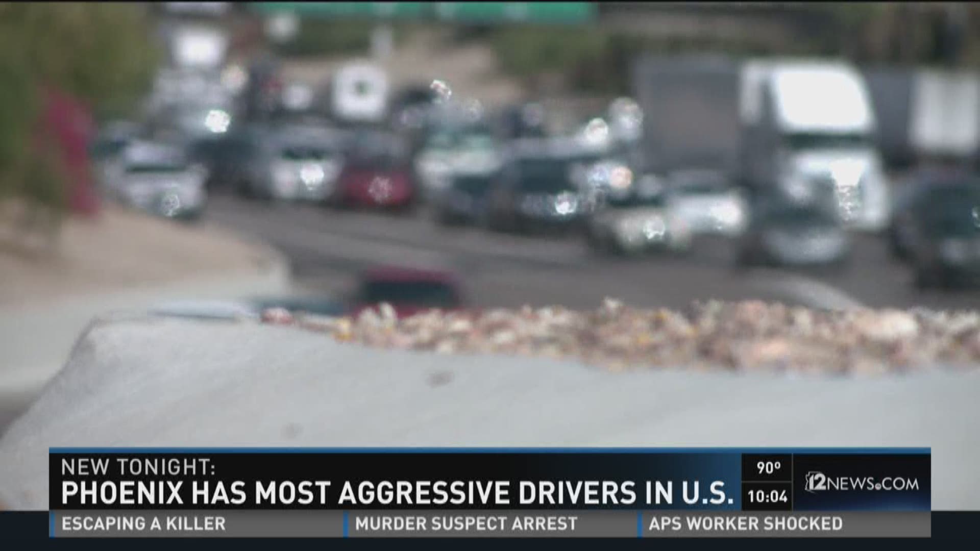 Phoenix has most aggressive drivers in U.S..