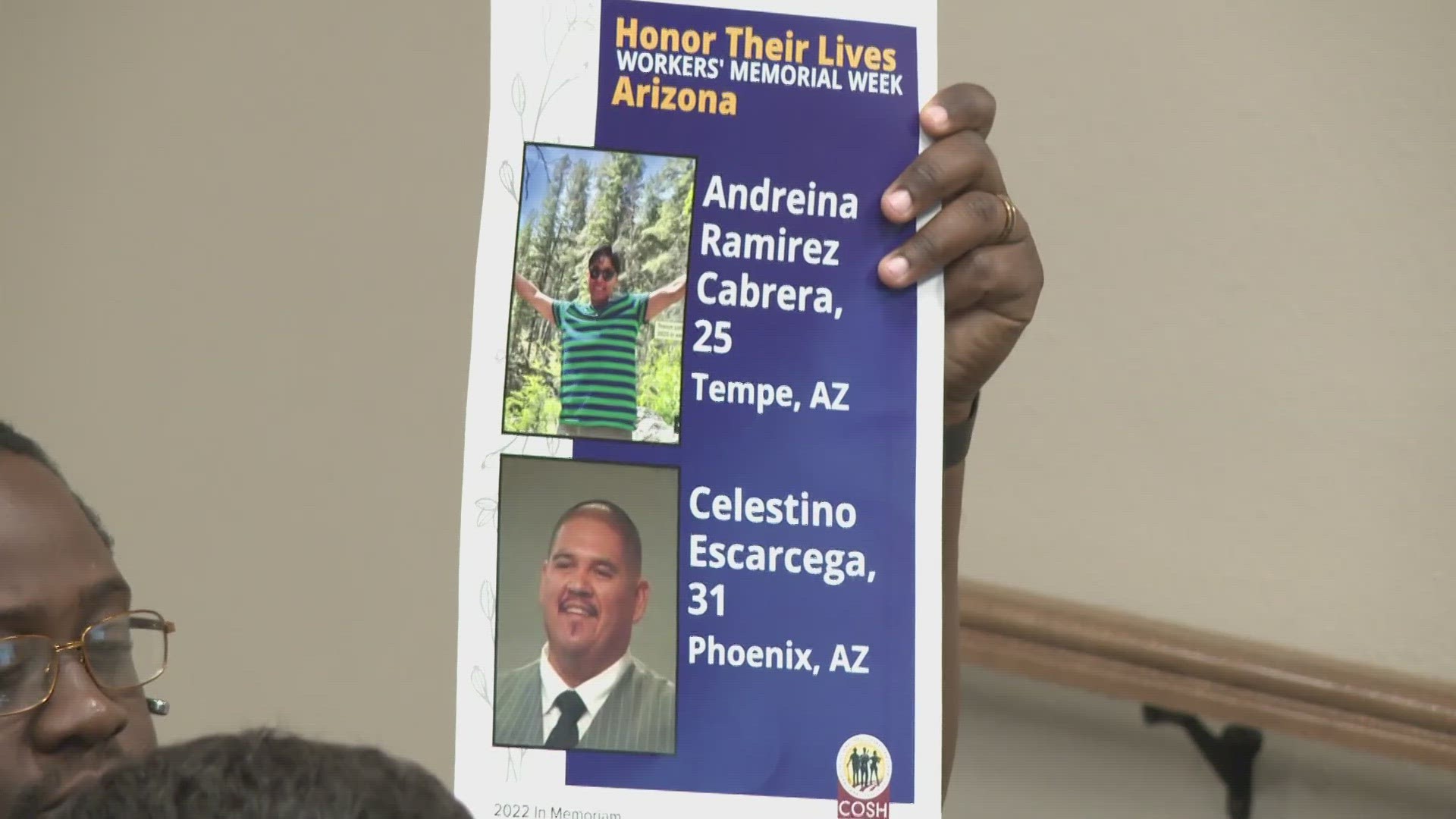The group works to enforce stronger guidelines to protect workers on the job in Arizona.