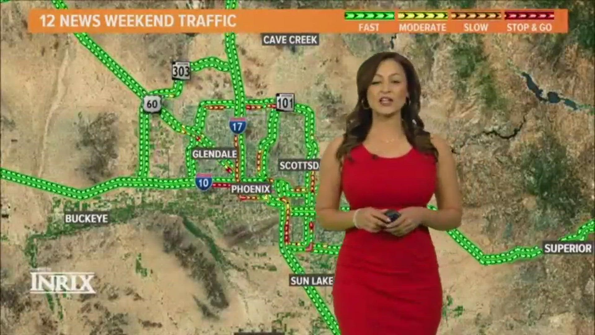A look at the construction and closures that could impact traffic this weekend in the Valley.