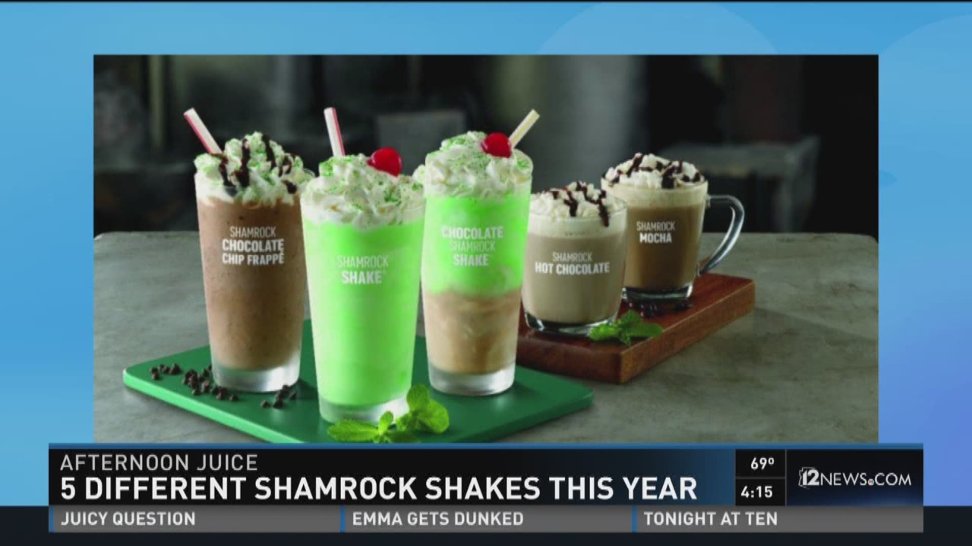 McDonald's Shamrock Shake gets shaken up with four new flavors.