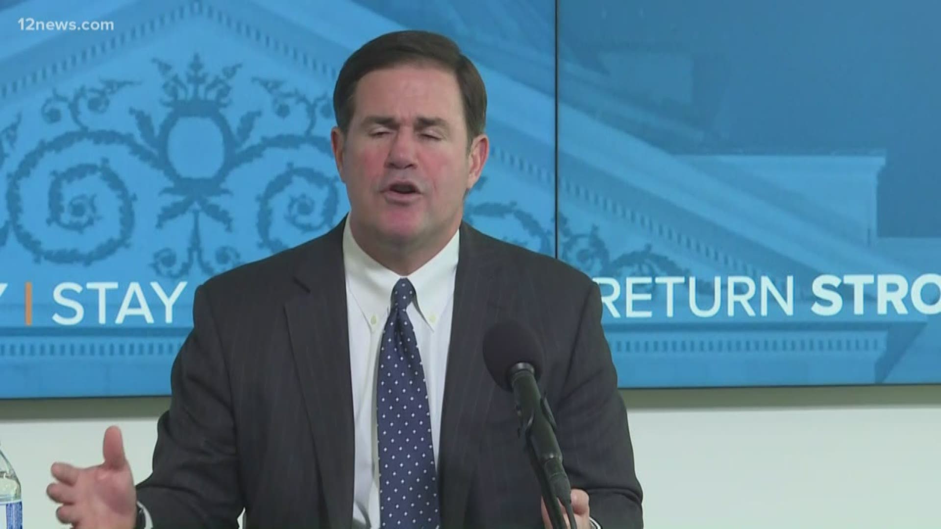 Gov. Ducey warned that people who disregard the stay-at-home extension could face a fine and jail time. The order is extended until May 15.