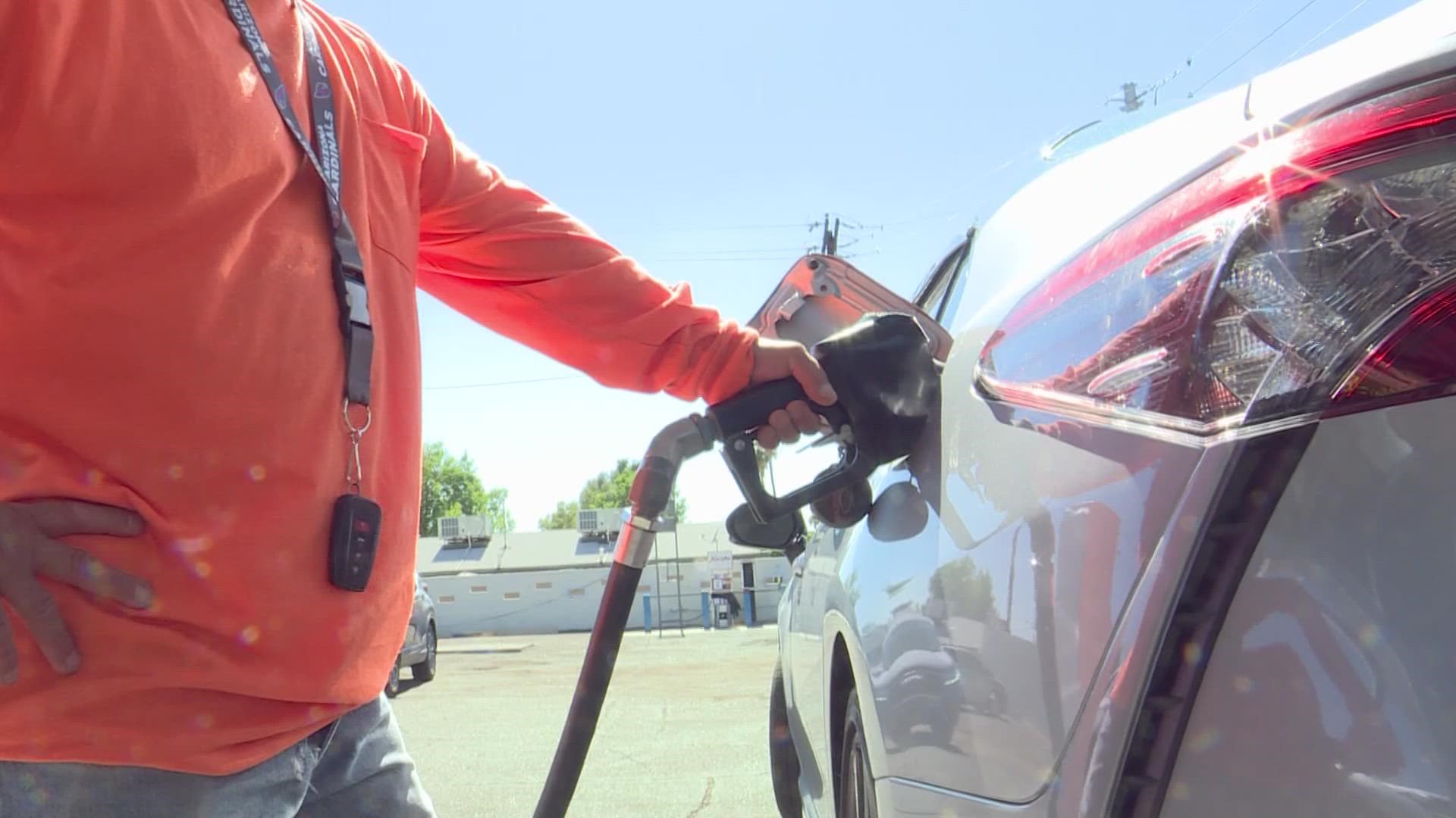 The gas station on Osborn Road and 20th Street is offering unleaded gas for $4.99 per gallon.