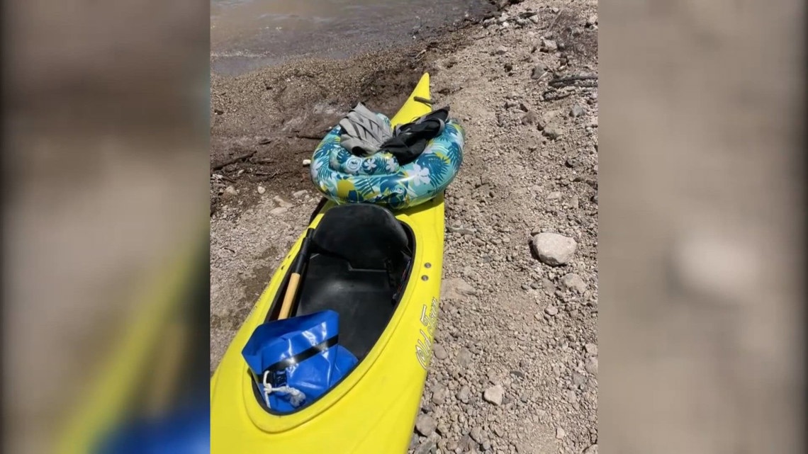 Valley man searching for stolen kayak gifted by late father-in-law