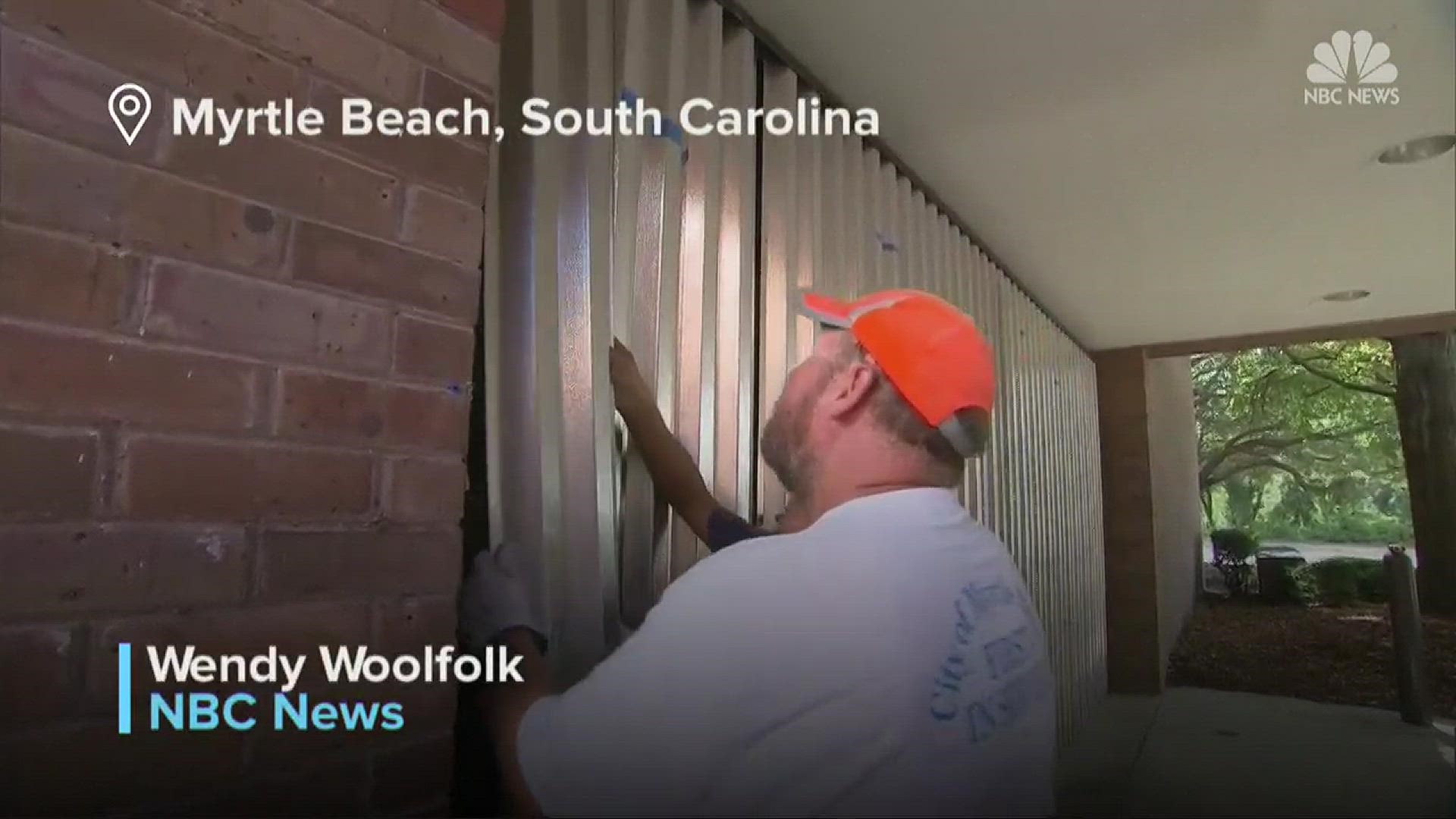 Carolina residents in the path of Hurricane Florence are running out of time to evacuate.