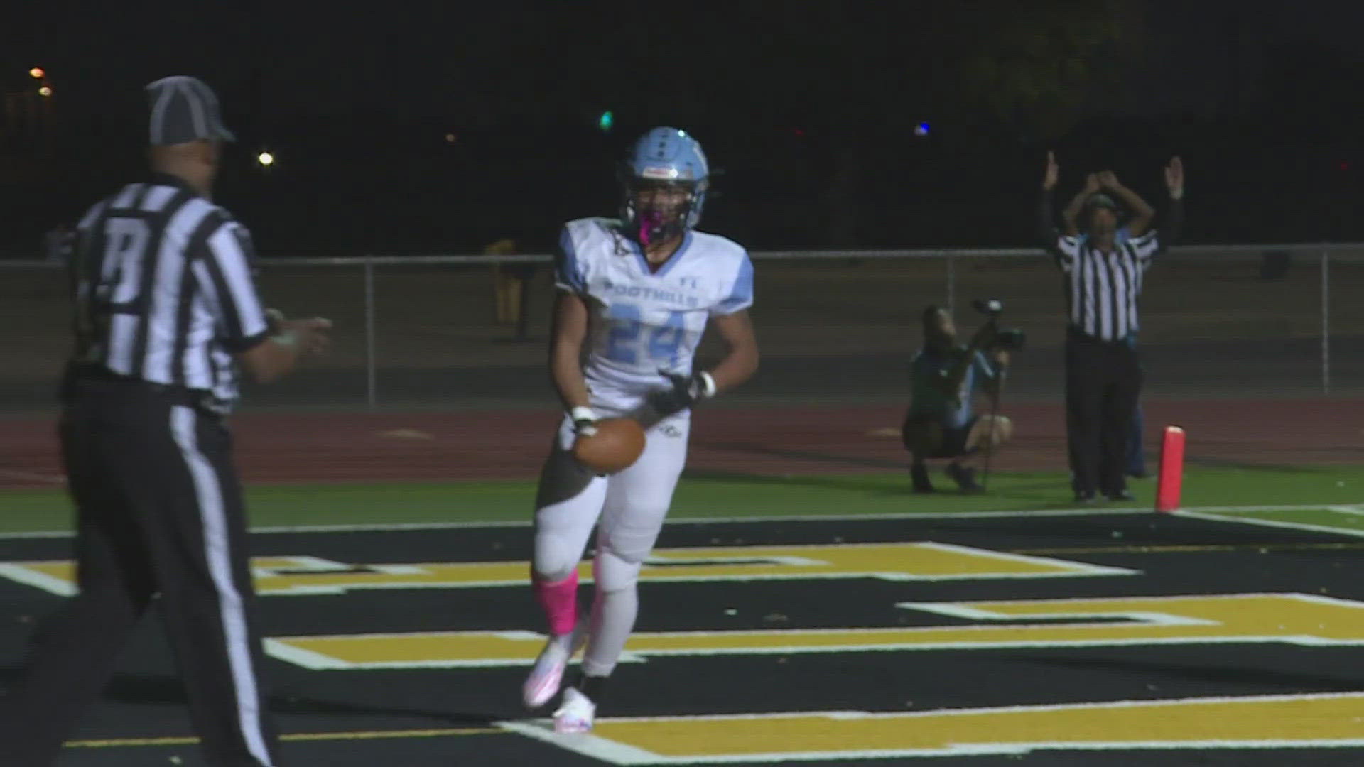 The Estrella Foothills Wolves opened 4A Copper Sky region play by defeating the Maryvale Panthers on Friday night. Watch the highlights above.