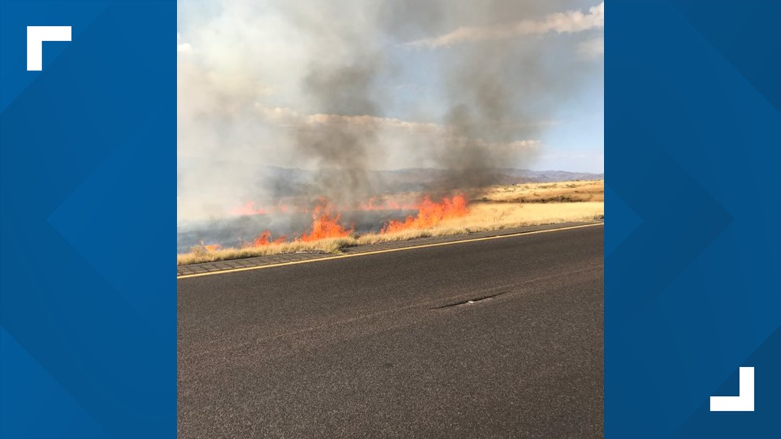 Interstate 17 back open after brush fire near Black Canyon City forced