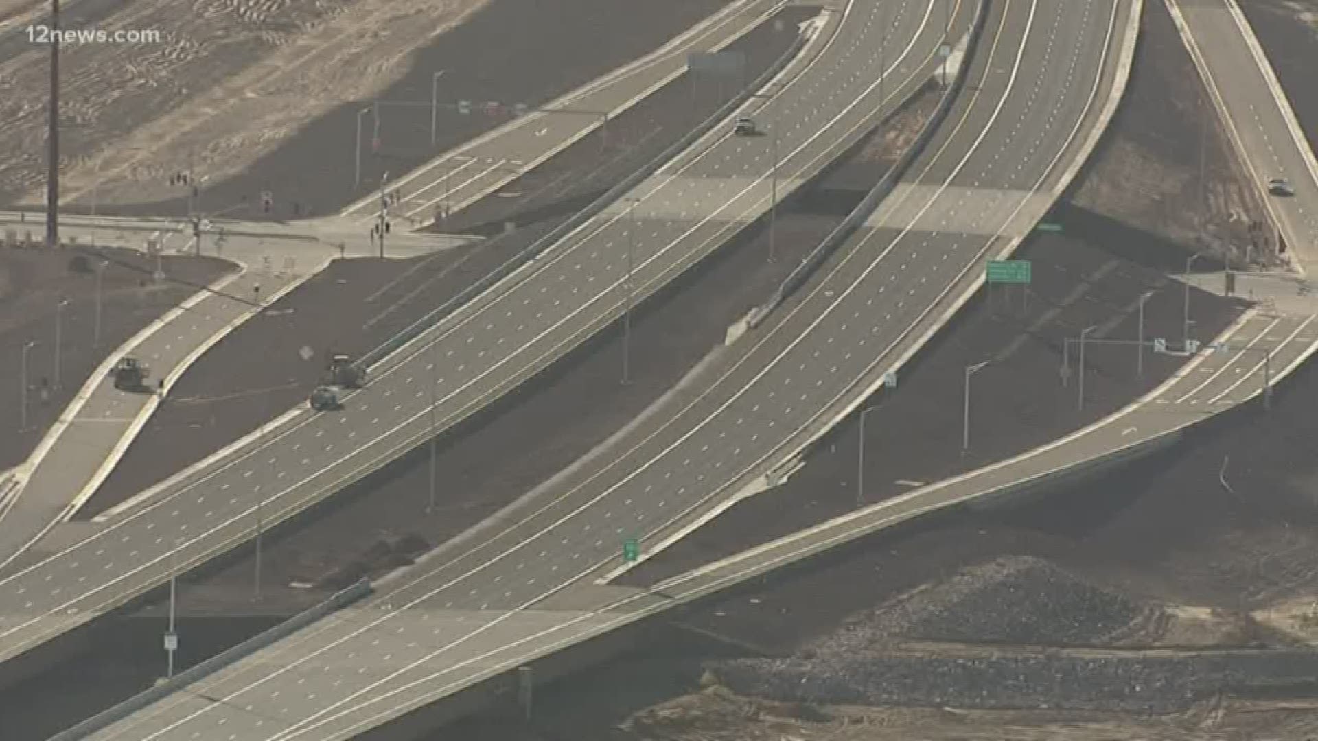 Gov. Doug Ducey is attending the dedication ceremony for the new Loop 202 freeway on Wednesday. The freeway is expected to open days after the ceremony.