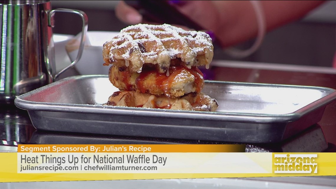 Get ready for National Waffle Day with Julian's Recipe