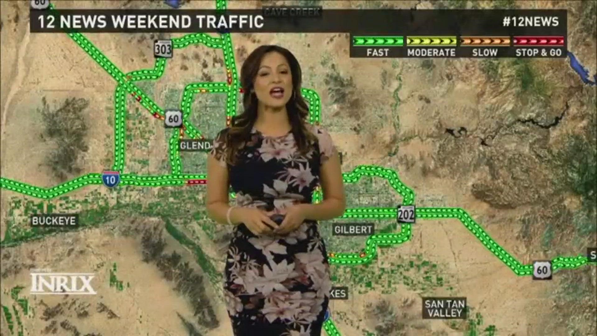Commuters will deal with a few freeway closures and restriction this weekend.