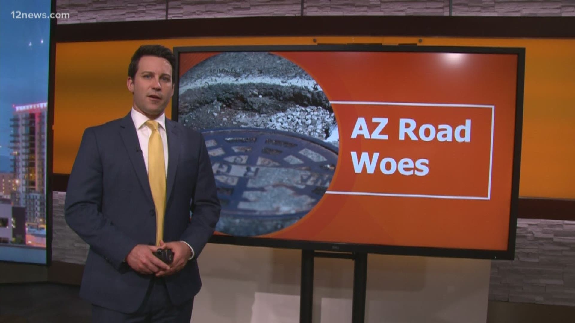 A new study found that Arizona's roads are not up to par. Team 12's Ryan Cody has the latest.