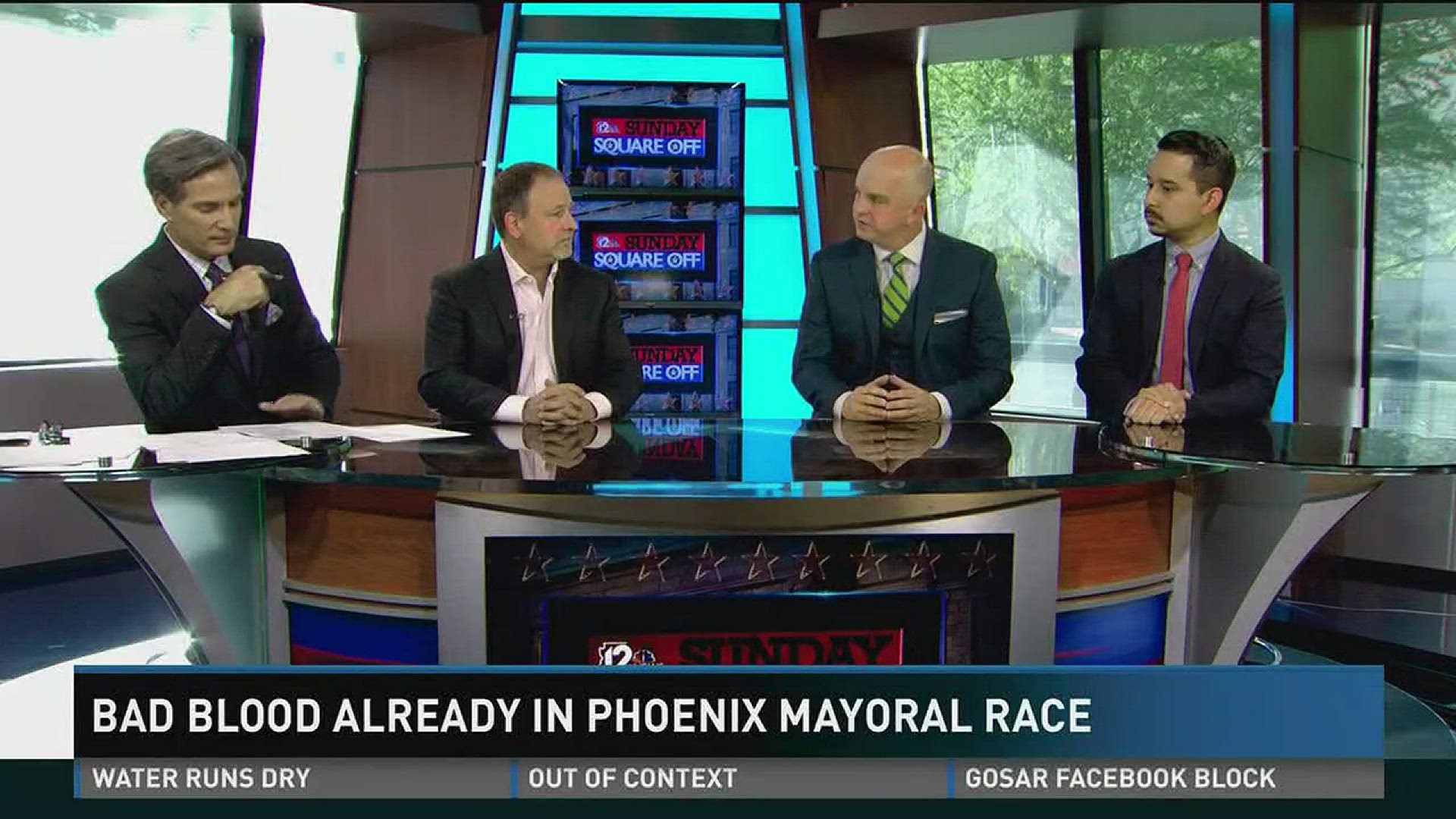 The "Sunday Square Off" panel debates whether this is the right time for a conservative to run for Phoenix mayor.