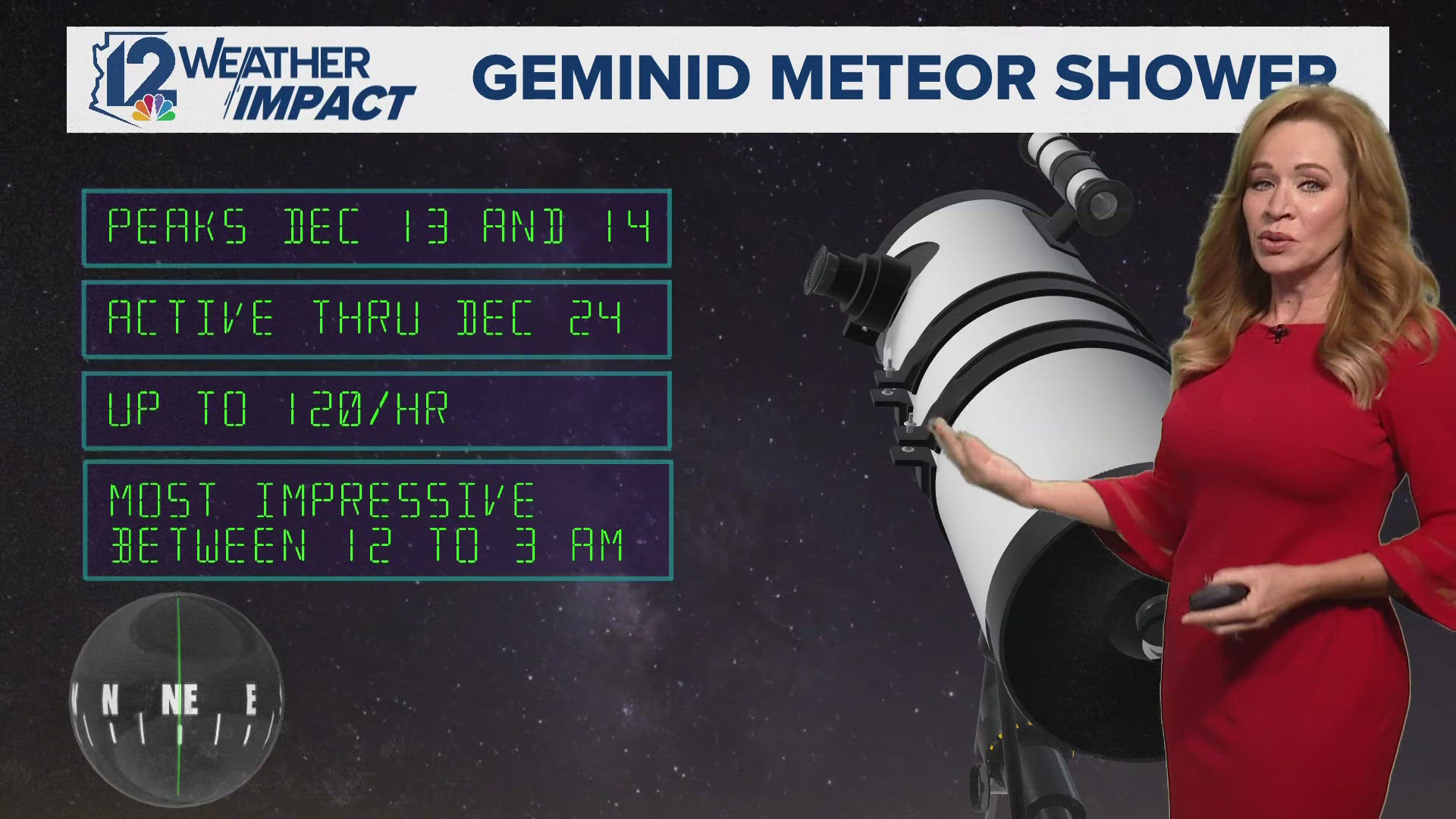 When to see the Geminid Meteor Shower in Arizona | 12news.com