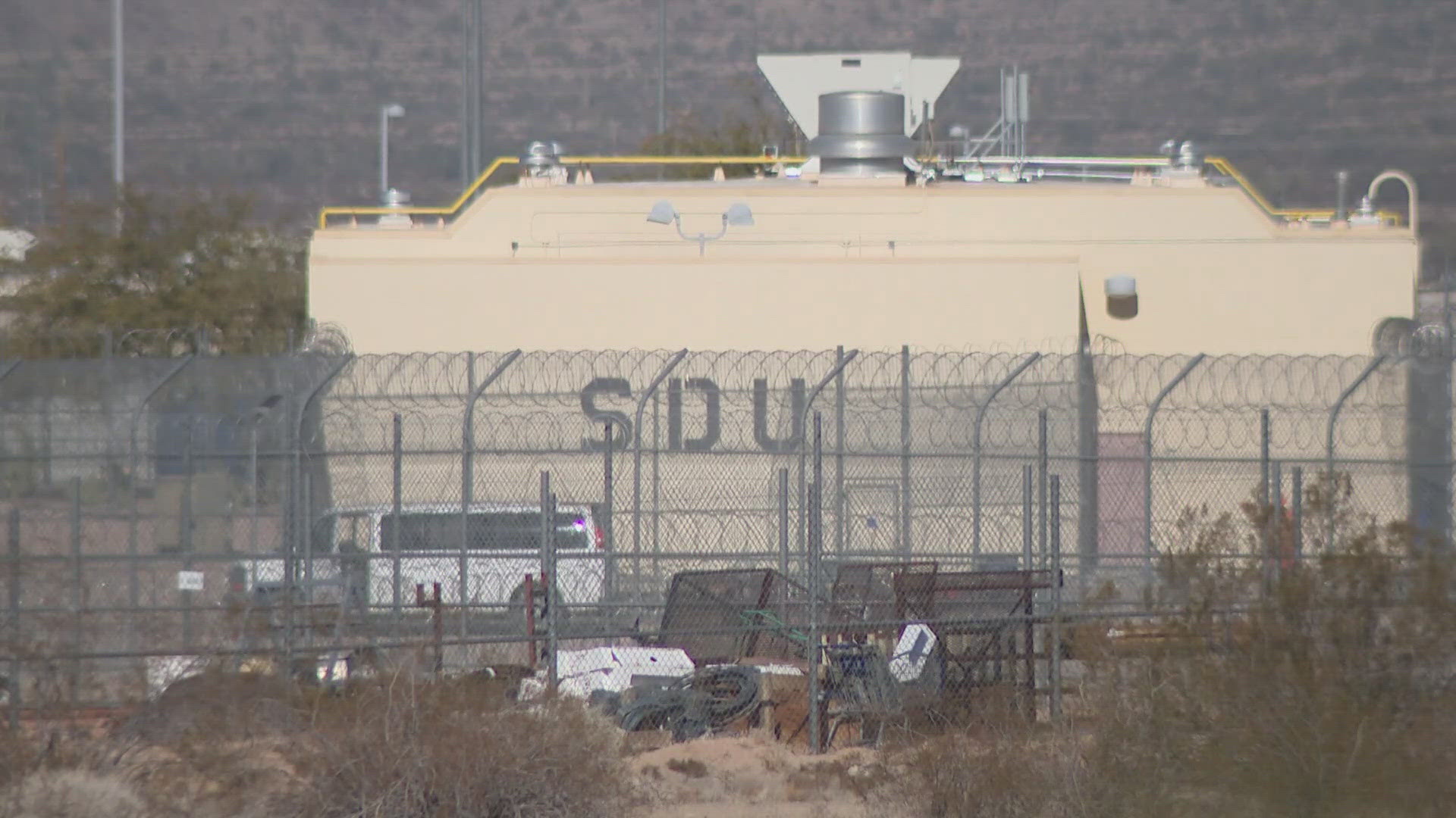 Temporary water resources, including drinking water, are available for inmates and staff, a statement said. 
