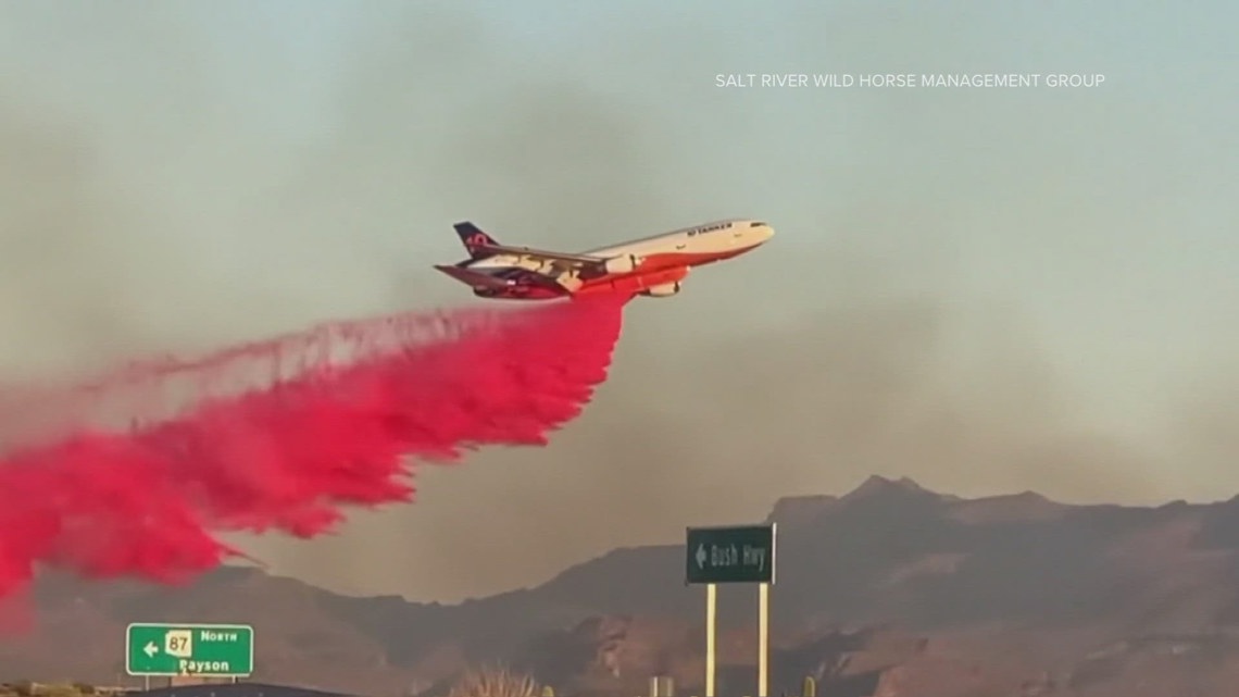 Crews battling 87 Fire in Tonto National Forest | 12news.com