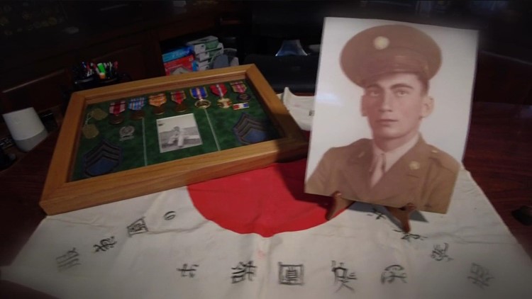 A Chandler man never knew about his dad's WWII service. Then he found a Japanese flag with a long history and sent it on a journey home