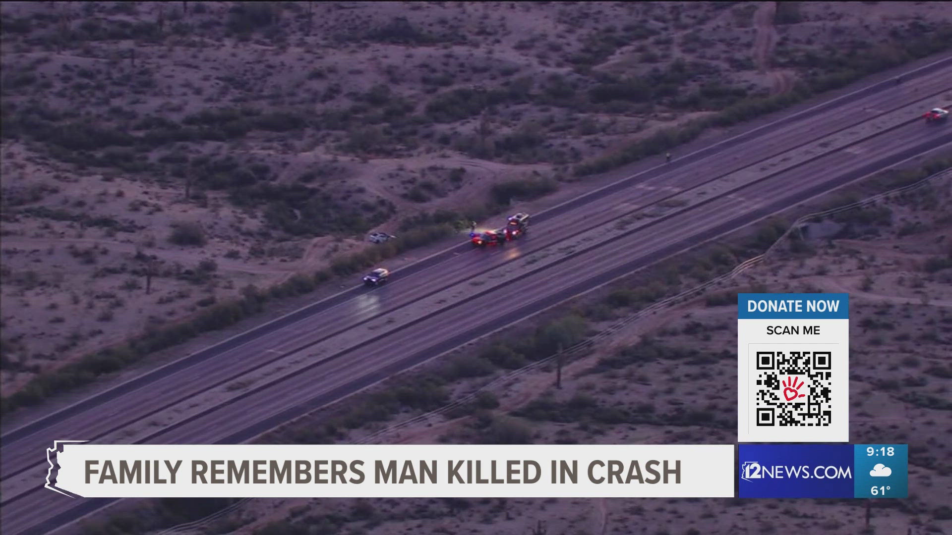 A man's iPhone alerted first responders to a crash in a remote area of Surprise. 