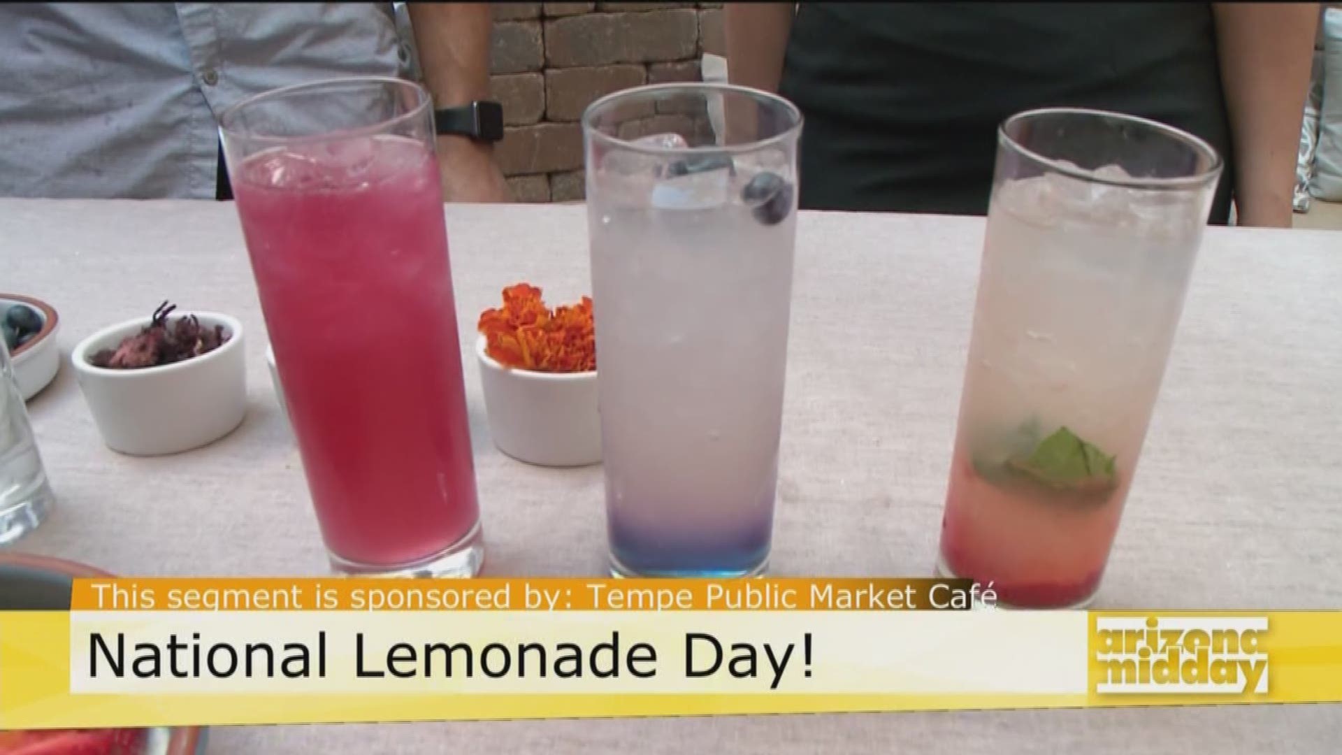 Chef LT Smith shows us how to create Magic Lemonade for National Lemonade Day and we take a look at the yummy eats at the Tempe Public Market