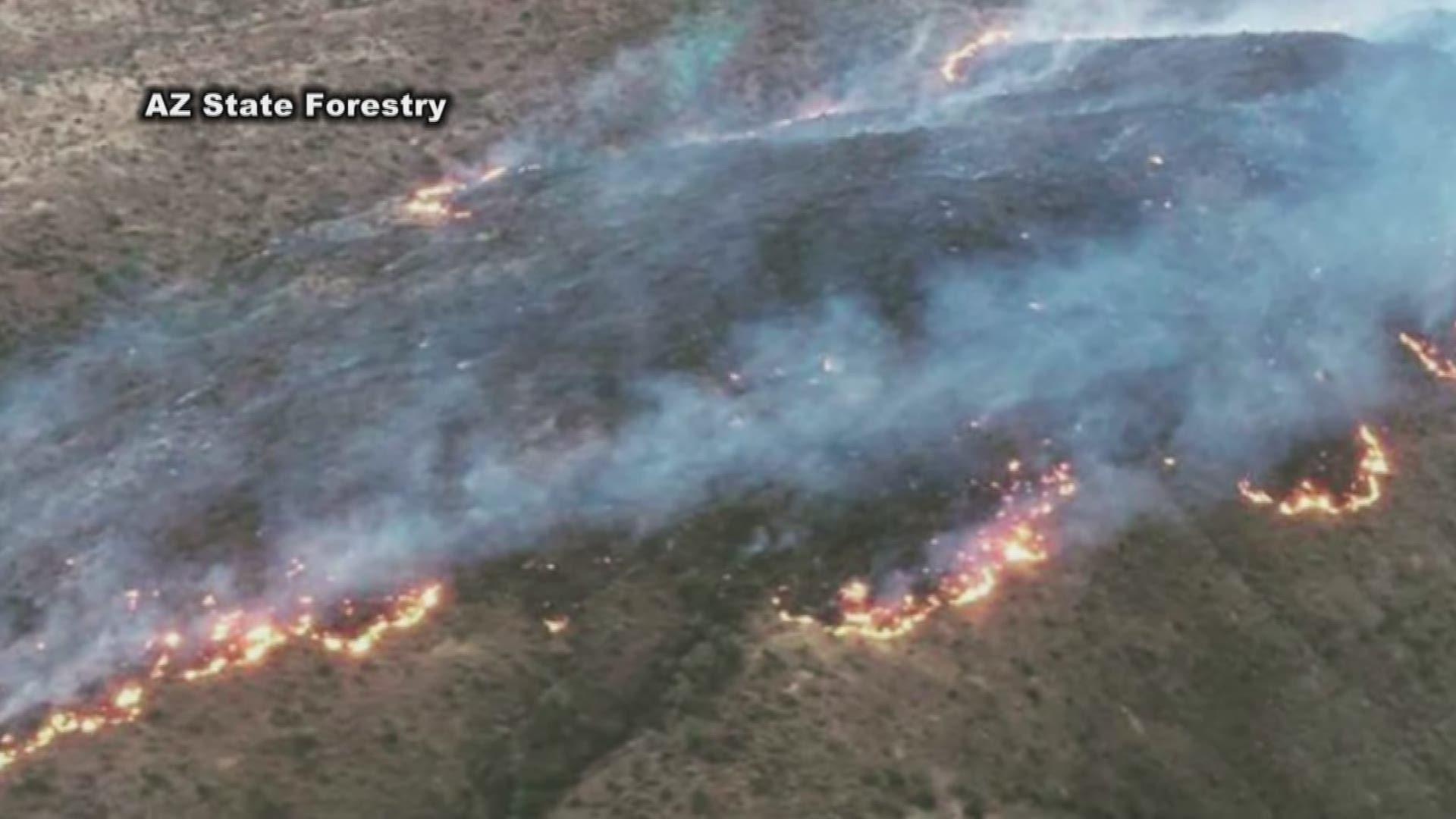 Firefighters are currently battling over 30 wildfires in Arizona.