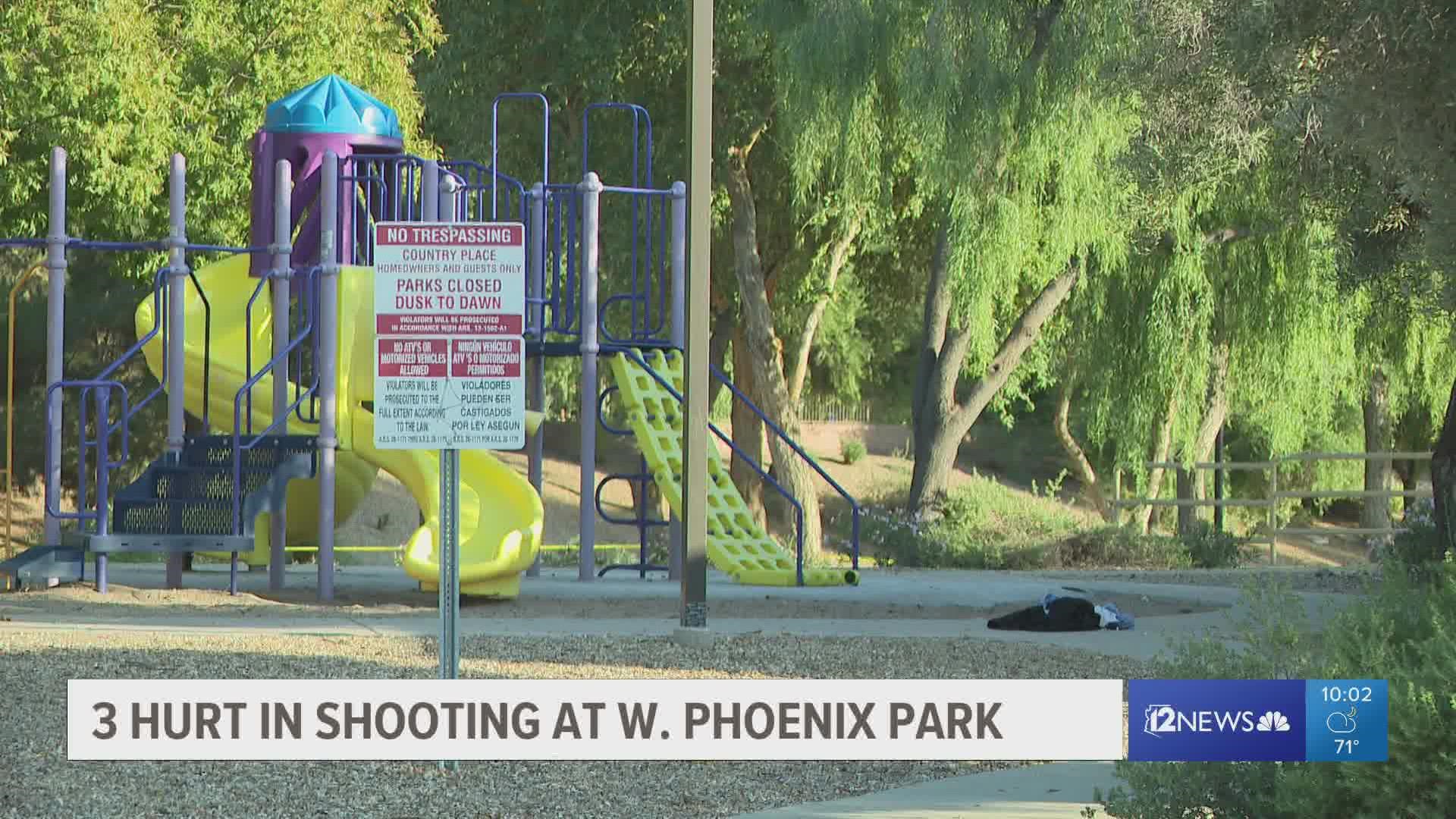 Phoenix police are investigating a shooting that injured 3 in the area of 95th Avenue and Lower Buckeye Road.